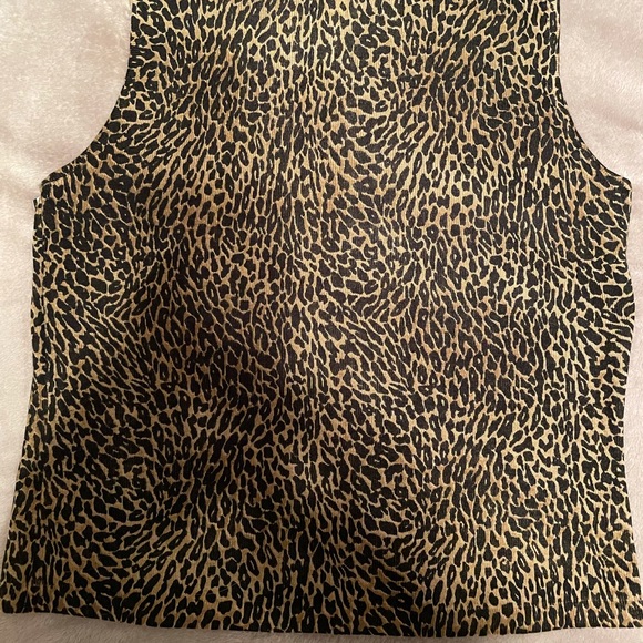 Soft animal print sleeveless top, size M, $15 - Picture 5 of 5